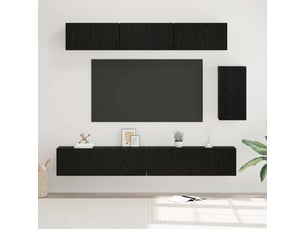 Meuble tv coloris noir 60 cm <strong></strong>  <strong></strong>