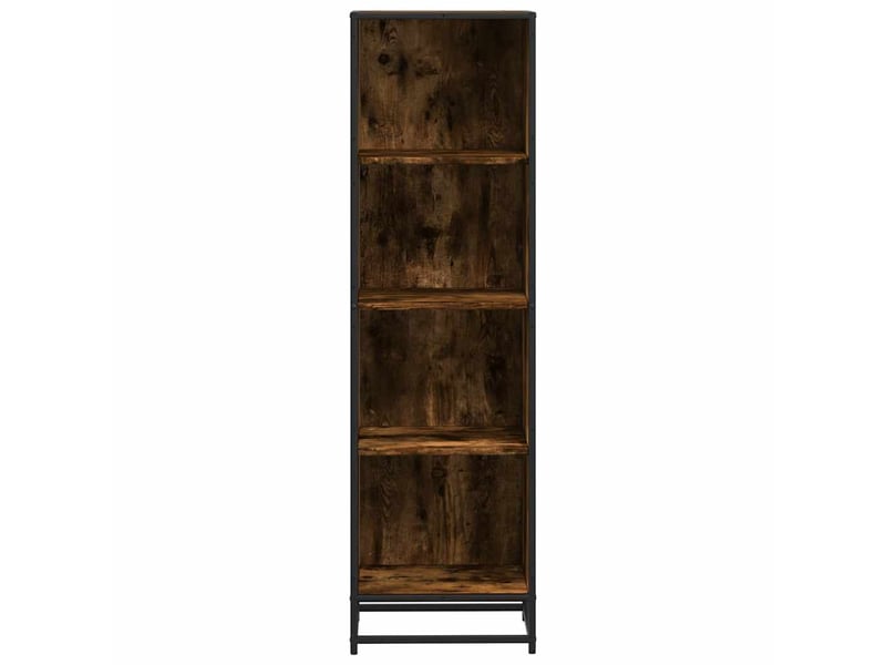  Bibliothèque, étagère de rangement chêne fumé 40x35x139 cm bois d'ingénierie  - Conforama D