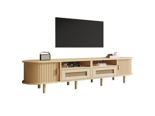 Meuble tv coloris bois clair 170 cm LPOSPI
