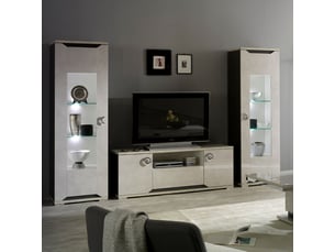 Meuble tv coloris gris 152 cm <strong>ALTOBUY</strong>  <strong>LIBECCIO</strong>