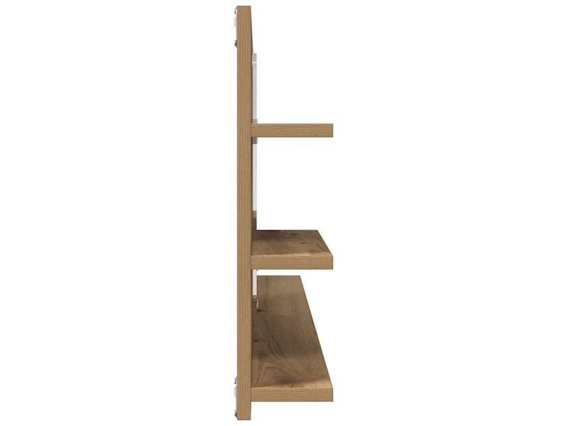  Armoire à miroir de salle de bain chêne artisanal 90x11x45 cm  - Conforama E