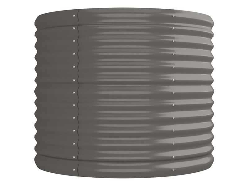  Jardinière - lit surélevé de jardin acier galvanisé 224x80x68 cm gris  - Conforama D