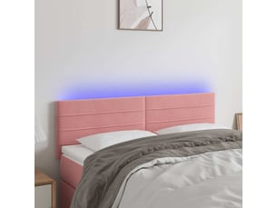 Tete de lit A poser largeur 144 cm rose