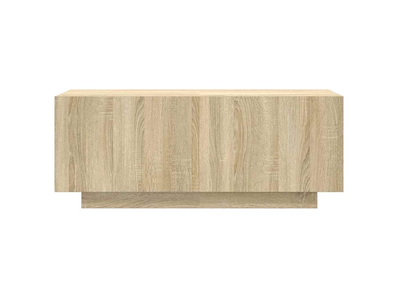  Meuble tv - banc tv - meuble de rangement chêne sonoma 100x35x40 cm bois d'ingénierie  - Conforama D