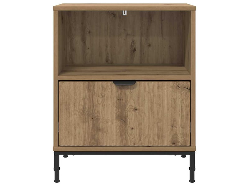  Tables de chevet 2 pièces chêne artisanal 49 x 36 x 61 cm  - Conforama E