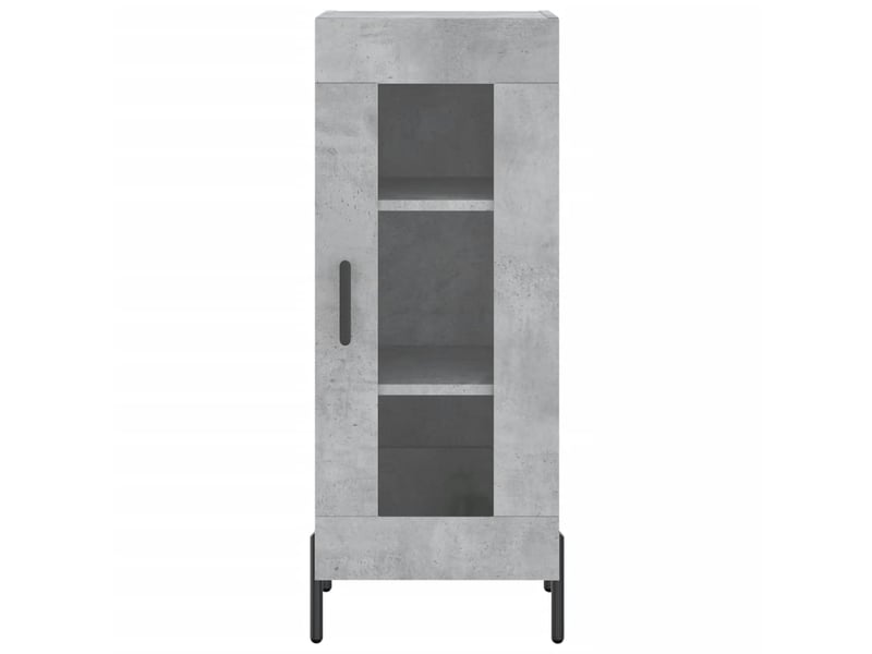  Buffet - bahut - meuble de rangement gris béton 34,5x34x90 cm bois d'ingénierie  - Conforama E