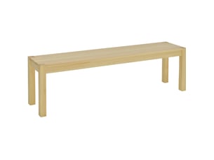 Banc 3 place(s) coloris naturel <strong>BEAOK</strong> <strong></strong> - 150 cm