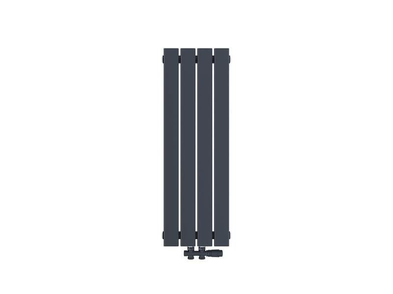 Emke radiateur à eau chaude, radiateur plat seule couche connexion centrale, anthracite 90x30cm, 297w - Conforama A