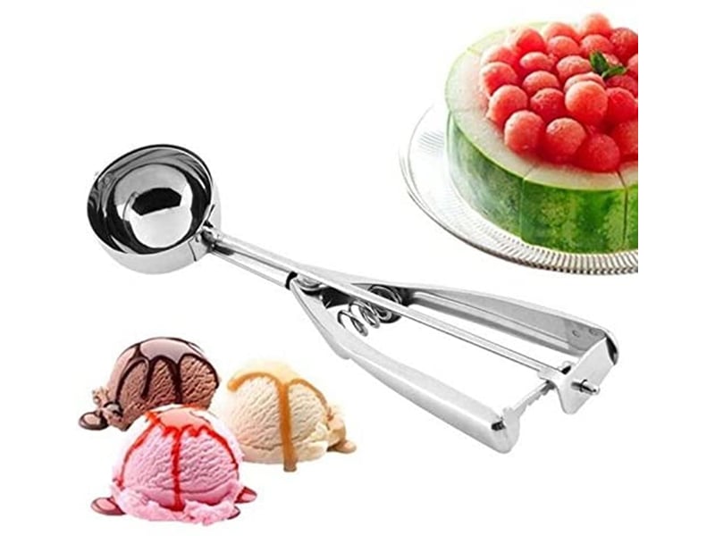 Lot de 3 cuillères sphériques différentes tailles: s 4cm,m 5cm et l 6cm-cuillère à glace pour crème glacée,pâte à gâteau,melon - Conforama D