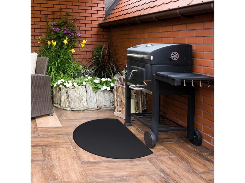 Tapis de cuisine tapis de cuisine devant l'évier, tapis de couloir en pvc imperméable tapis de passage long antidérapant et résistant à l'huile noir SZPB312068JJZJ - Conforama B