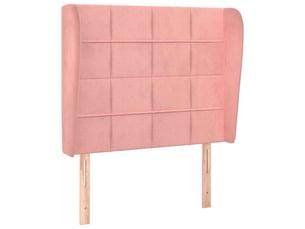 Tete de lit A poser largeur 83 cm rose