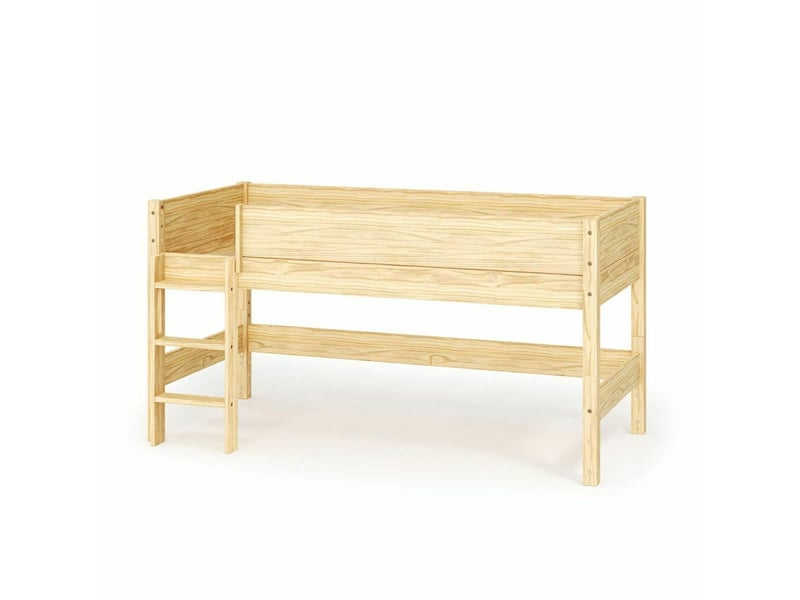  Lit mi-hauteur 90x200 cm louw  bois naturel Louw - Conforama A
