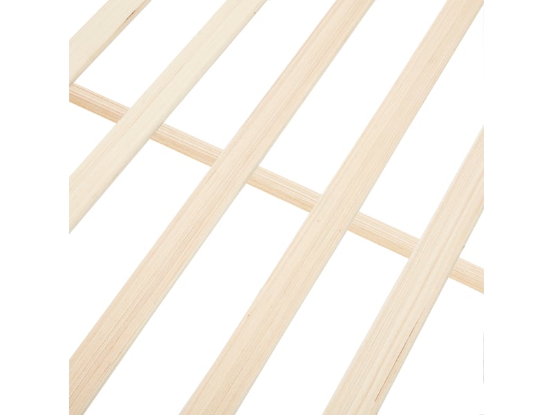  Lit rembourré 140 x 200 cm en velours beige et rose avec led Fay Lum - Conforama E
