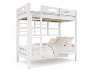 Lit superposé 2x90x200 cm <strong></strong> <strong></strong> coloris blanc