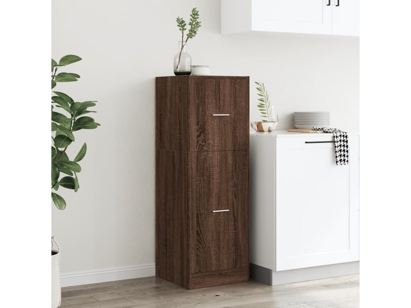  Armoire apothicaire chêne marron 40x41x118 cm bois d'ingénierie  - Conforama C
