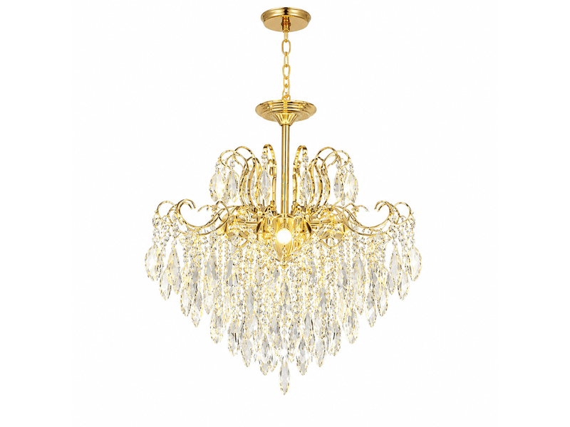  Lustre floral à la française d ø 80 cm – éclairage 3 couleurs ASLED-719 - Conforama A