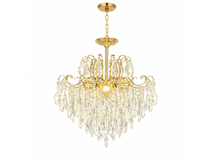 Lustre floral à la française d ø 80 cm – éclairage 3 couleurs