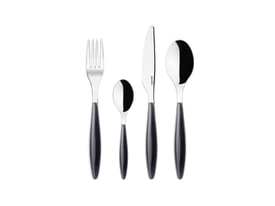 Guzzini, ménagère 24 pièces, 15,8 x 7,5 x h25,5 cm