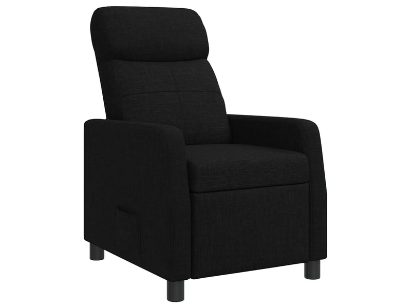  Vidaxl fauteuil inclinable noir tissu  - Conforama A