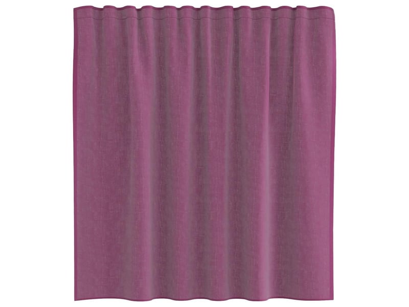  Lot de 2 rideaux en voile, voilages à œillets violets cf44253  - Conforama D