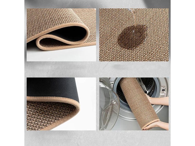  Tapis cuisine, tapis de cuisine devant evier lavable antidét en caoutchouc et lavable, jute tapis cuisine devant evier tapis cuisine lin tapis cuis  - Conforama D