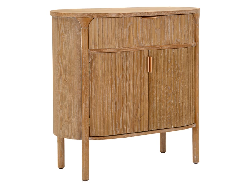  Crédence falomo, buffet un tiroir, 81x46x82h cm marron cerisier Falomo - Conforama A
