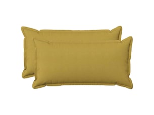 Lot de 2 coussins, coussins décoratifs houten vert clair lin synthétique cf56516