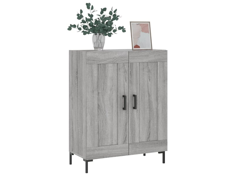  Buffet - bahut - meuble de rangement sonoma gris 69,5x34x90 cm bois d'ingénierie  - Conforama C
