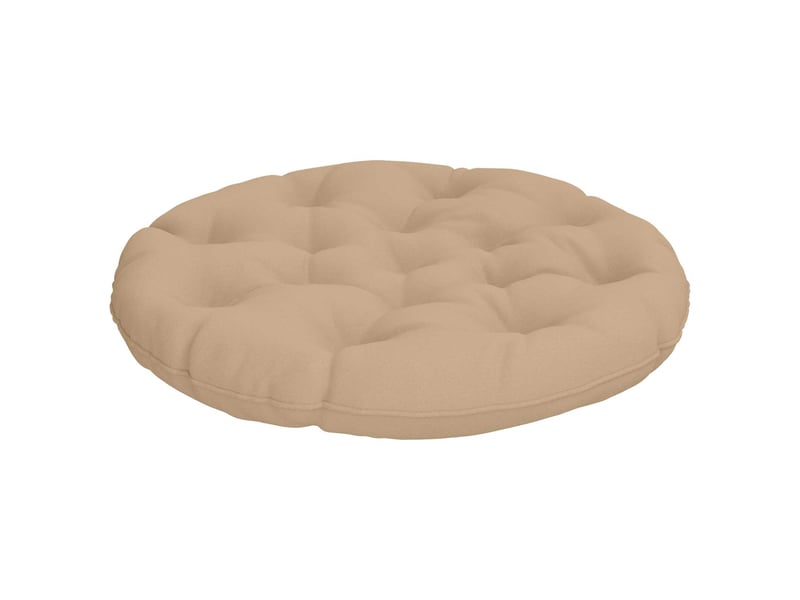 Coussin de chaise suspendue, coussin d'assise vianen 100 % polyester sable cf54294 - Conforama A