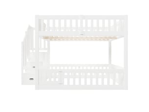 Lit superposé 140x200 cm <strong>LEYTN</strong> <strong></strong> coloris blanc