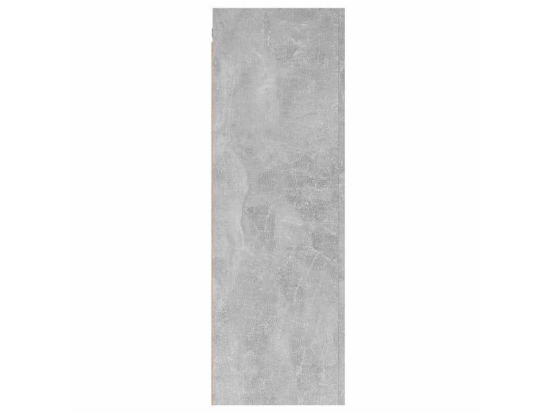  Meuble tv - banc tv - meuble de rangement gris béton 30,5x30x90 cm bois d’ingénierie  - Conforama D
