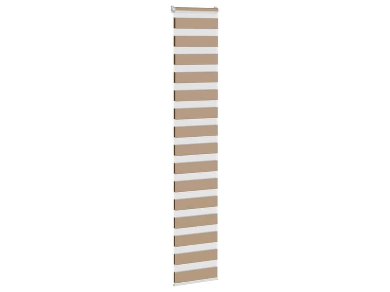 Store zèbre, store de fenêtre marron sable largeur du tissu 45,9 cm polyester cf48806  - Conforama C