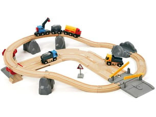 Brio 33210 circuit rail route transport de roches