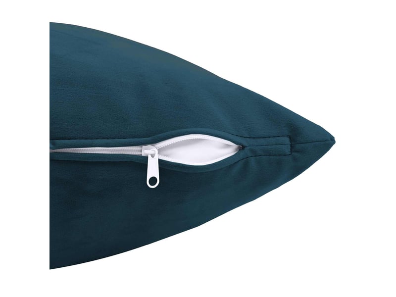  Coussin avec oreiller, coussin décoratifs heerlen bleu 40 x 145 cm velours cf50958  - Conforama E