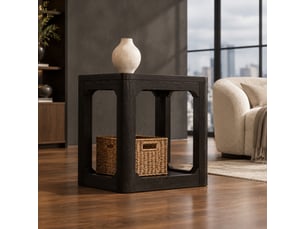 Table basse rectangulaire coloris noir STILVORA 
