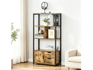 Bibliotheque coloris  bicolore 3 étagère(s) <strong>DESMIU</strong> <strong></strong> - 58 cm x 122 cm