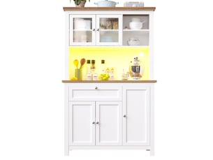 Buffet 5 porte(s) 1 tiroir(s) DESVIAE coloris blanc