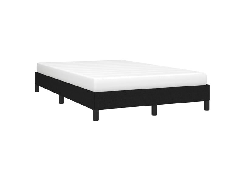  Lit double- lit adulte -  cadre de lit sans matelas noir 120x190 cm tissu  - Conforama C