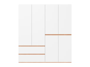 Armoire     <strong></strong> <strong></strong> coloris naturel largeur 50 cm