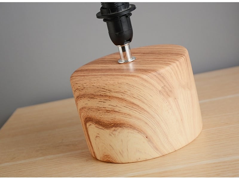  Lampe de table ø16cm crème – base en céramique, abat-jour en tissu pride  - Conforama E