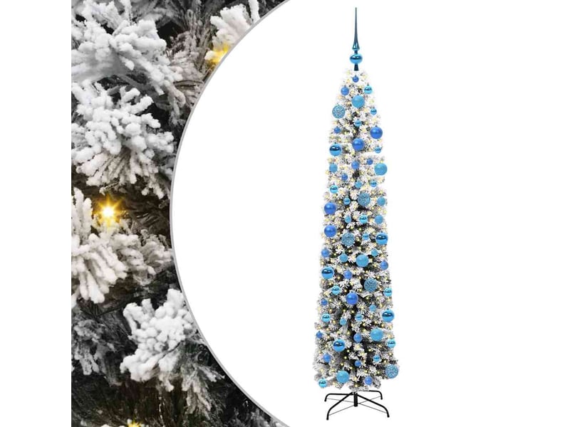  Sapin de noël artificiel, arbre de noël vert 180 cm pvc et acier et plastique shl2792  - Conforama A