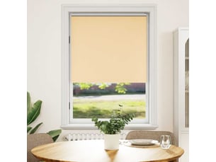 Store enrouleur occultant, store à rouleau 124,4 x 175 cm, largeur du tissu 120 cm, beige cf45411