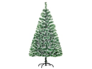 Arbre de noël artificiel scène de neige ø 75 x 150h cm 416 réplique d'une branche d'épine nordmann grand réalisme
