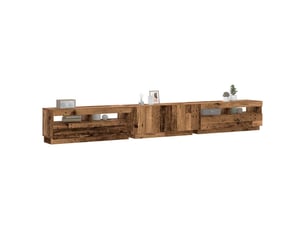 Meuble tv coloris marron 300 cm <strong></strong> <strong></strong>