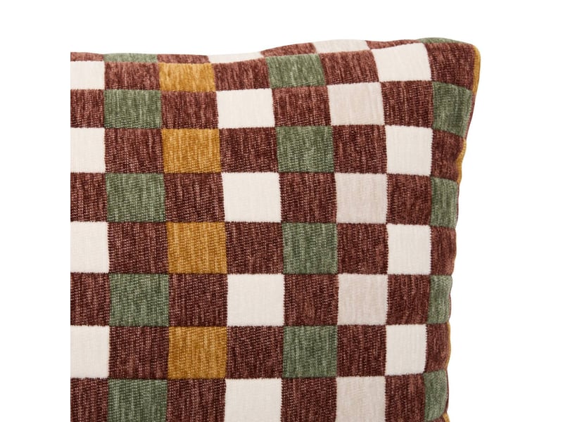  Coussin mosai rectangulaire 30x50cm terracotta MOSAI - Conforama B