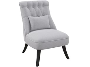 Fauteuil fixe <strong>FLORAGRACE</strong> Tissu gris