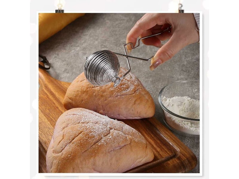  Lot de 2 saupoudreurs en acier inoxydable : tamis à sucre glace et à farine, pour sel, épices et pâtisserie ASD003953 - Conforama D