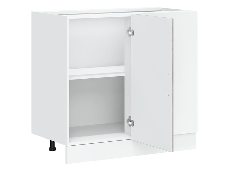 Meuble de rangement, armoire de cuisine kalmar sonoma gris bois d'ingénierie shl7580 - Conforama E
