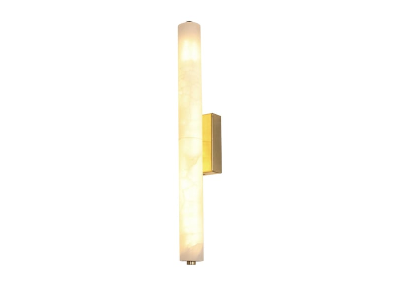  Longue applique murale dorée led en albâtre naturel - adriano Adriano - Conforama A