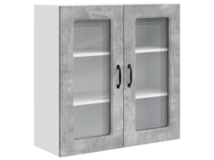 Meuble mural de cuisine | armoire de cuisine gris béton 80x31x80cm shl9322